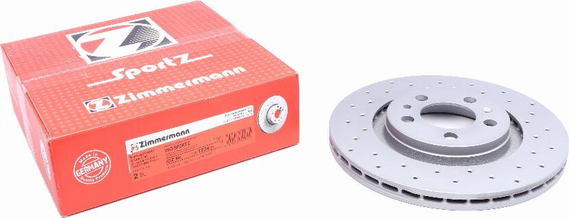 Zimmermann 100.1234.52 - Тормозной диск parts5.com