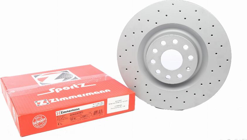 Zimmermann 100.3301.52 - Тормозной диск parts5.com