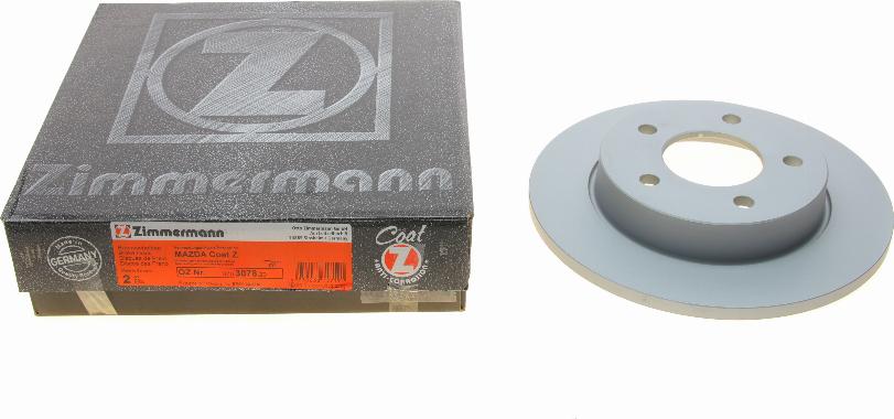 Zimmermann 370.3078.20 - Тормозной диск parts5.com