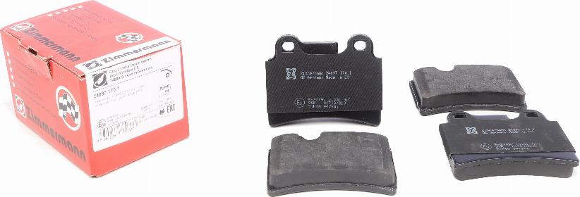 Zimmermann 24097.170.1 - Тормозные колодки, дисковые, комплект parts5.com