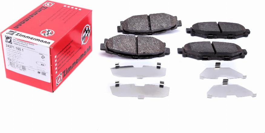 Zimmermann 24271.150.1 - Brake Pad Set, disc brake parts5.com