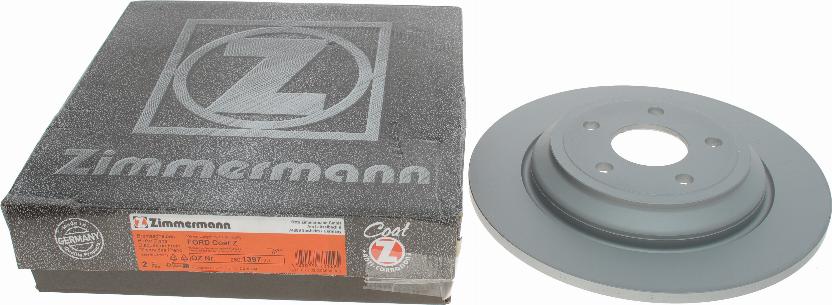 Zimmermann 250.1397.20 - Тормозной диск parts5.com