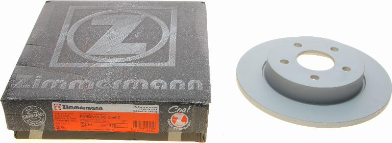 Zimmermann 250.1355.20 - Тормозной диск parts5.com