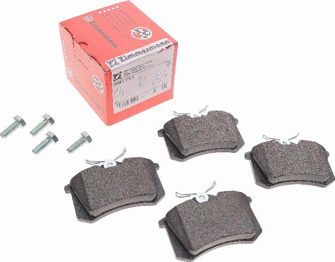 Zimmermann 20961.172.1 - Brake Pad Set, disc brake parts5.com