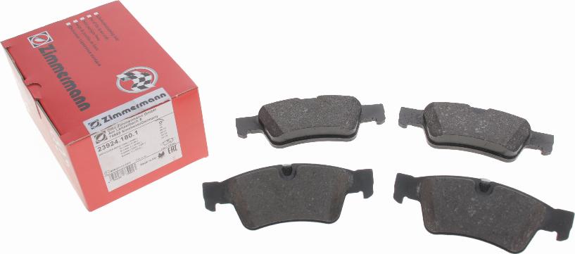 Zimmermann 23924.180.1 - Тормозные колодки, дисковые, комплект parts5.com