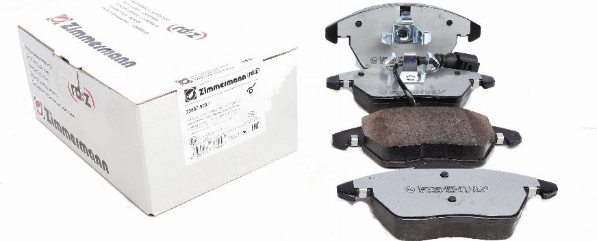 Zimmermann 23587.900.1 - Тормозные колодки, дисковые, комплект parts5.com