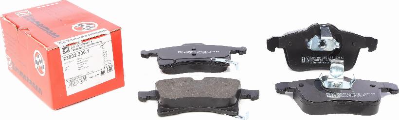 Zimmermann 23832.200.1 - Brake Pad Set, disc brake parts5.com