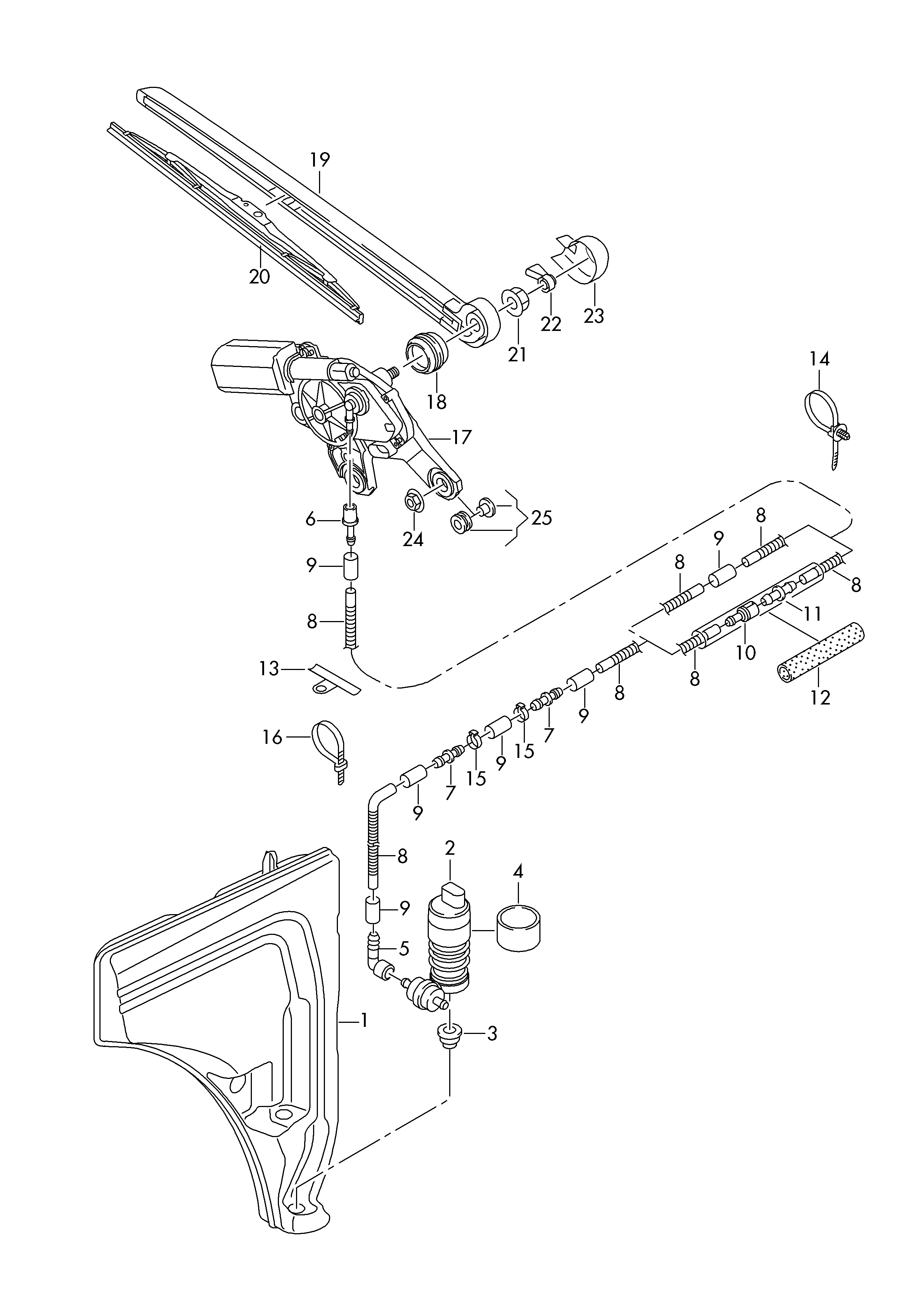 AUDI 4M0 955 425 A - Limpiaparabrisas parts5.com