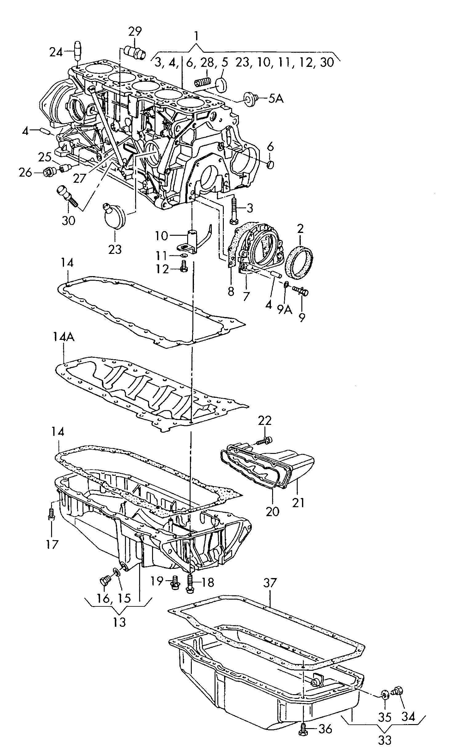 Seat 068 103 171 F - Уплотняющее кольцо, коленчатый вал parts5.com