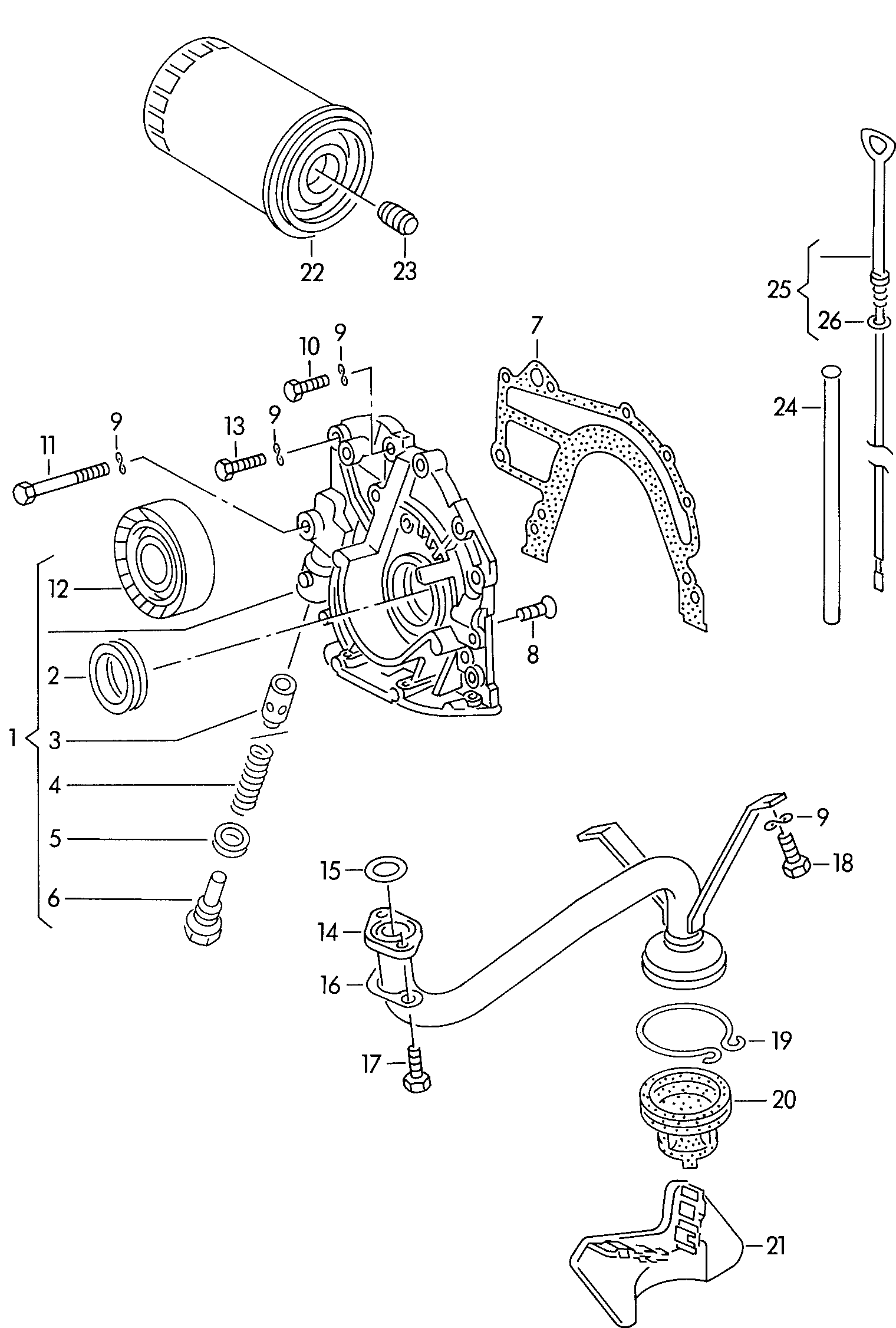 VAG 069 109 243B - Deflection / Guide Pulley, timing belt parts5.com