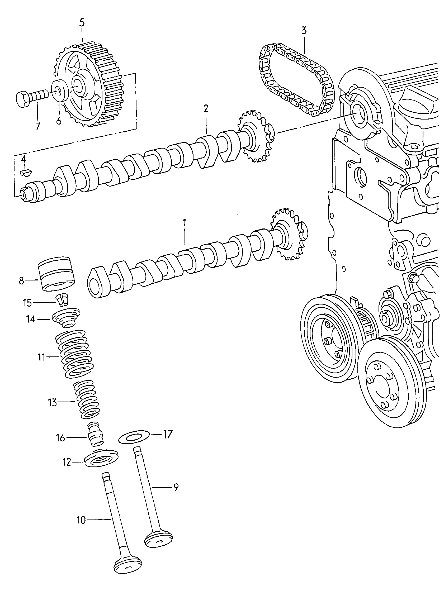 AUDI 027 109 675 - Уплотнительное кольцо, стержень клапана parts5.com