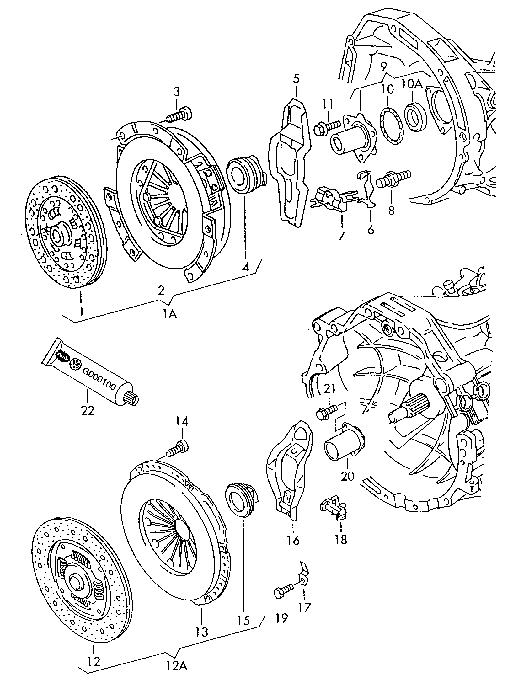 Seat 012141165E - Выжимной подшипник сцепления parts5.com