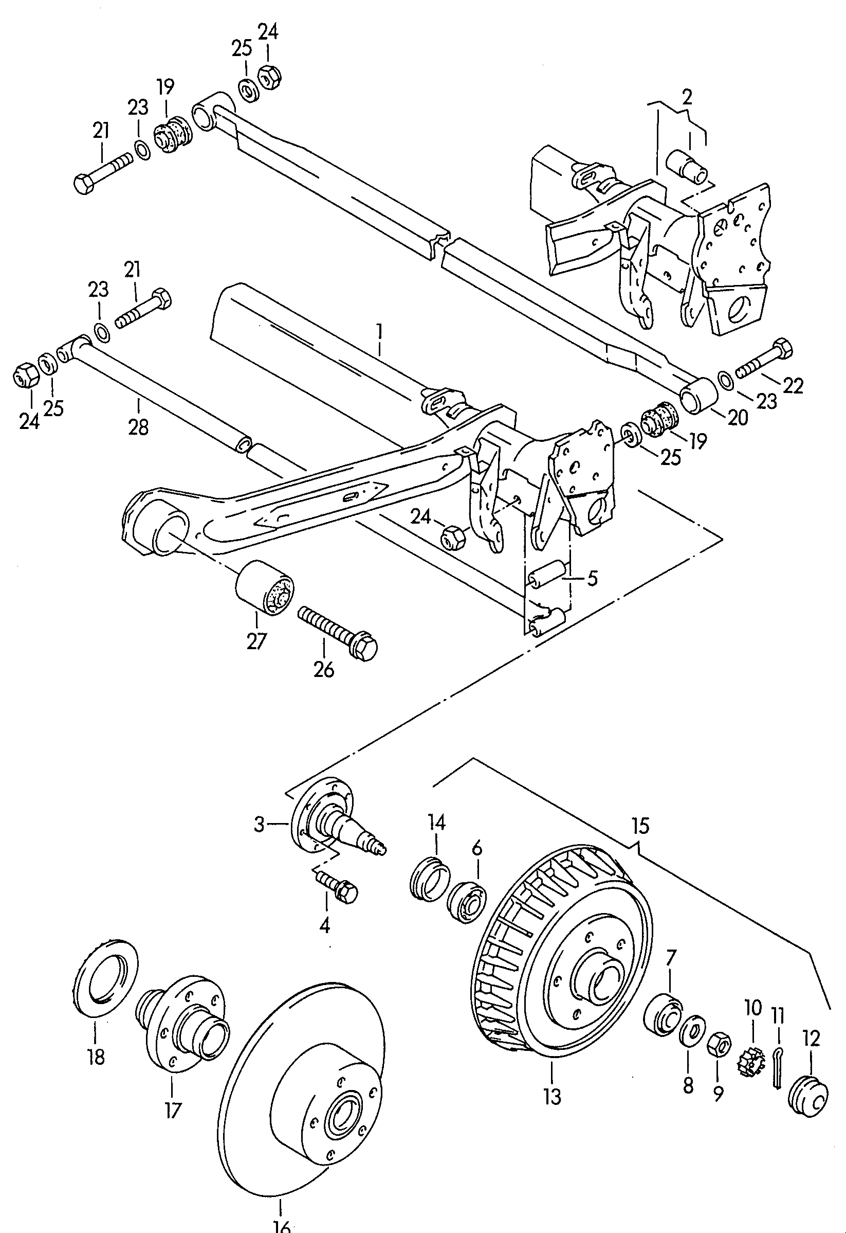 AUDI 431 505 172 - Подвеска, тяга Панара parts5.com