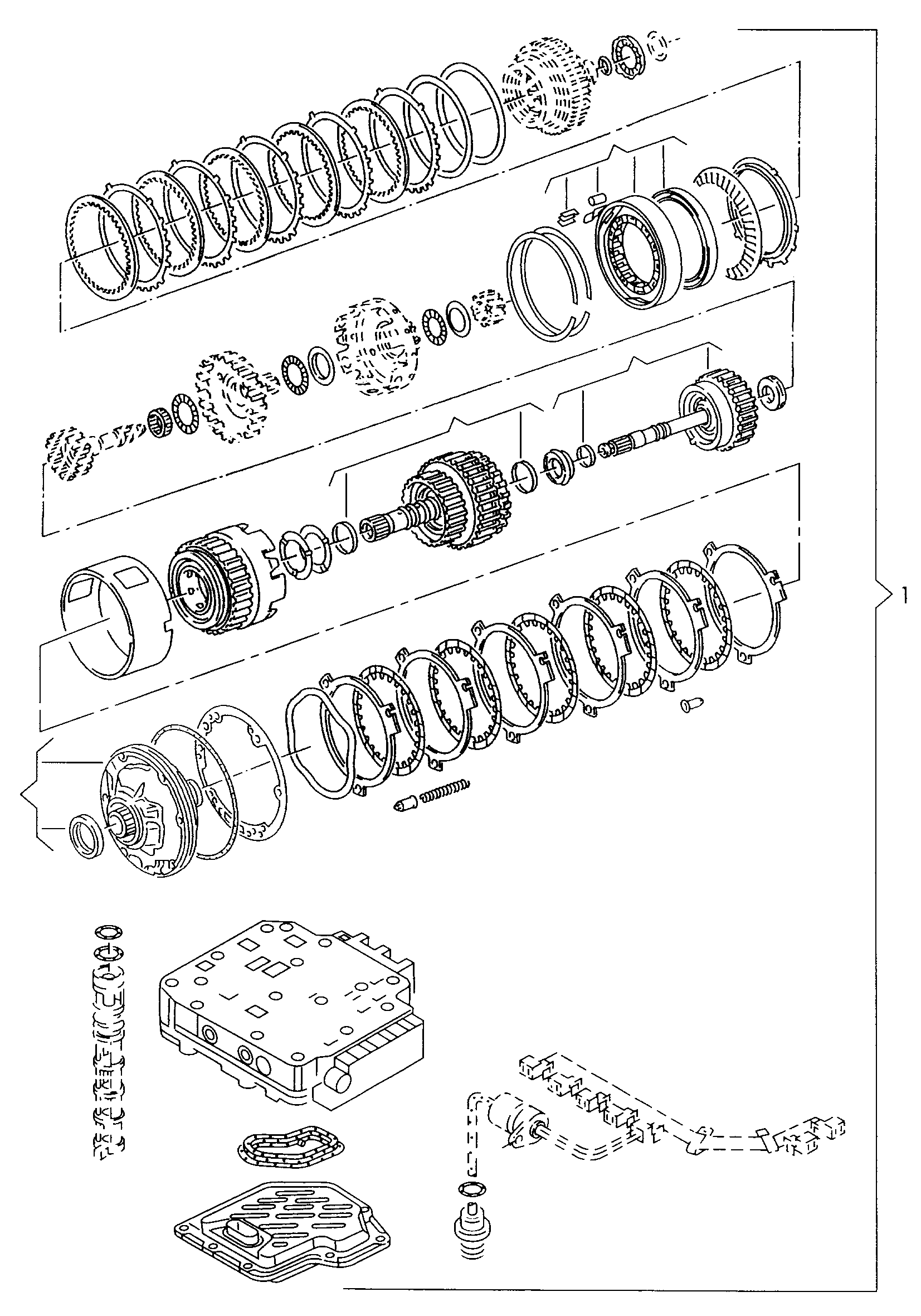 AUDI 097 321 370 - Гидрофильтр, автоматическая коробка передач parts5.com