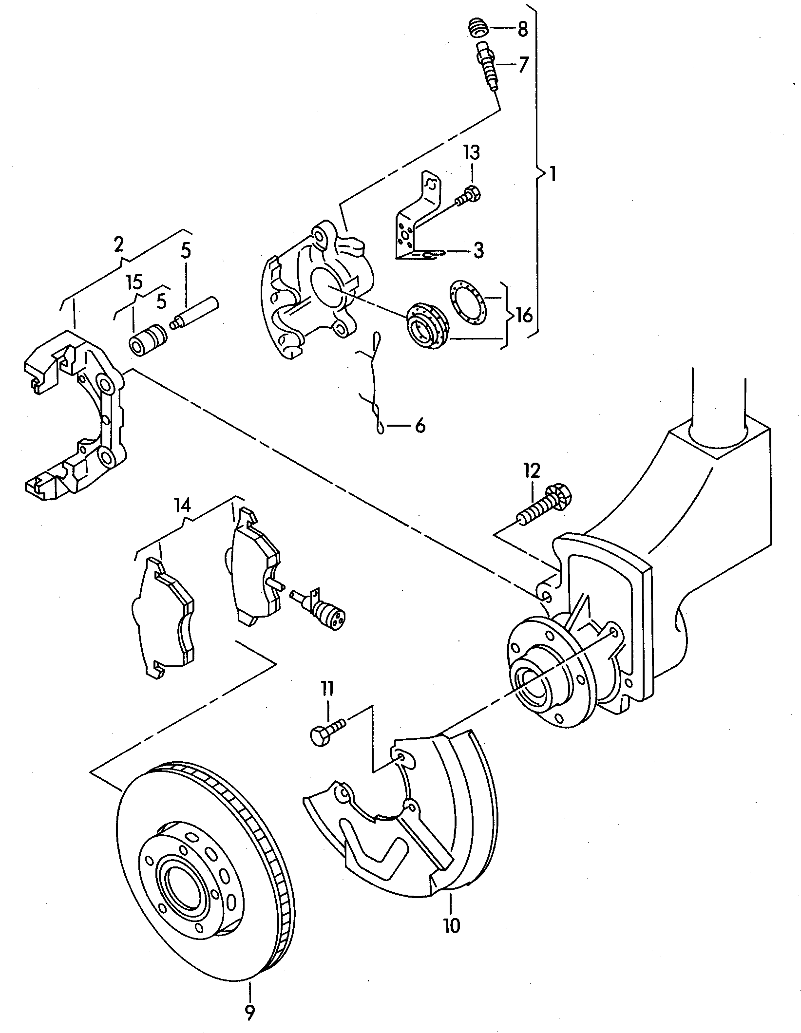 VAG 4A0 615 301 C - Тормозной диск parts5.com