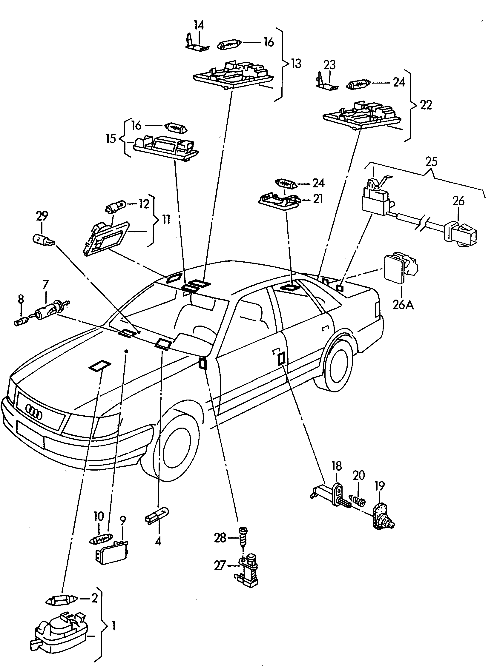 VAG N  0177522 - Лампа накаливания, освещение щитка приборов parts5.com