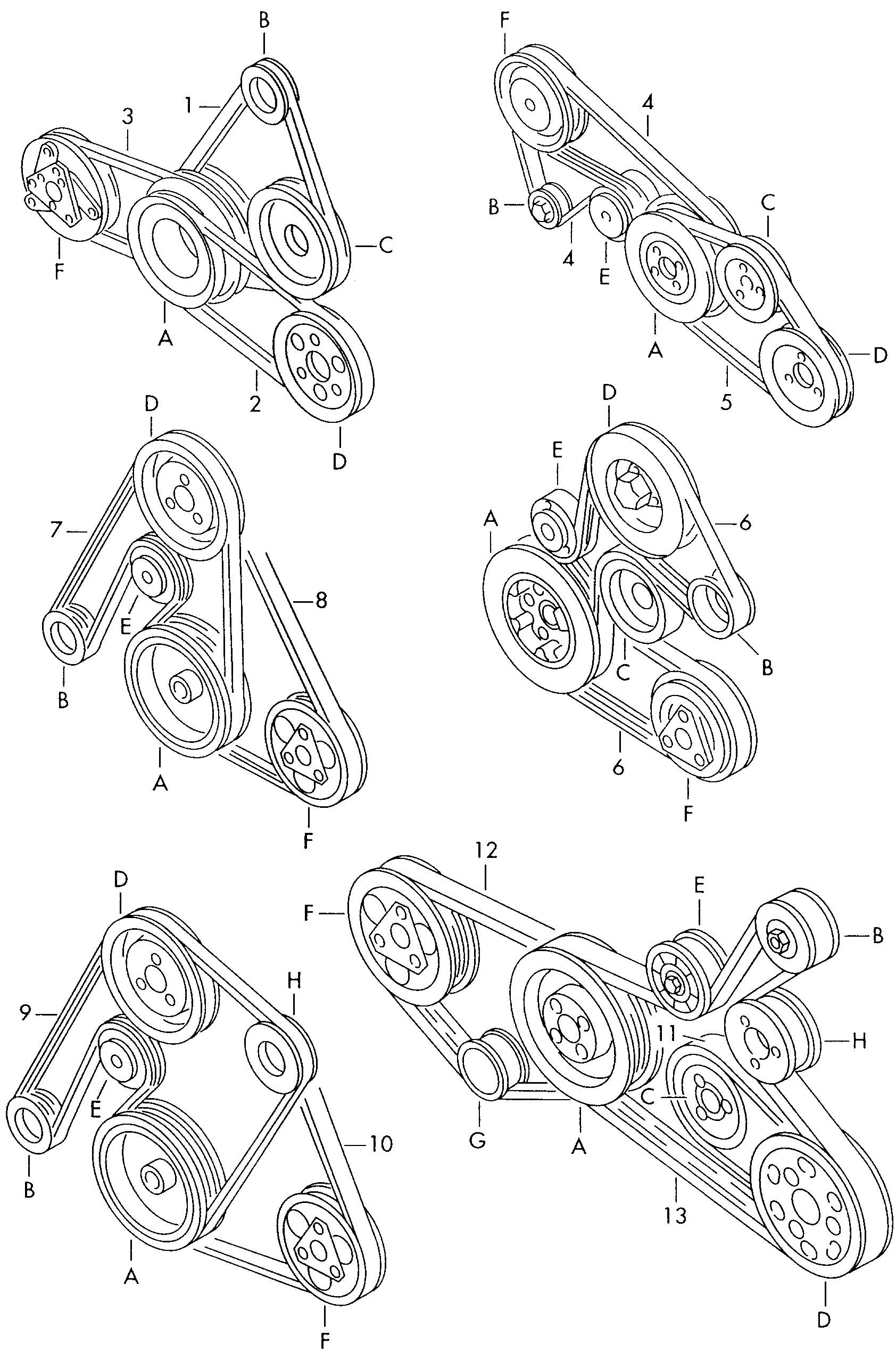 AUDI 077 903 137 R - Поликлиновой ремень parts5.com