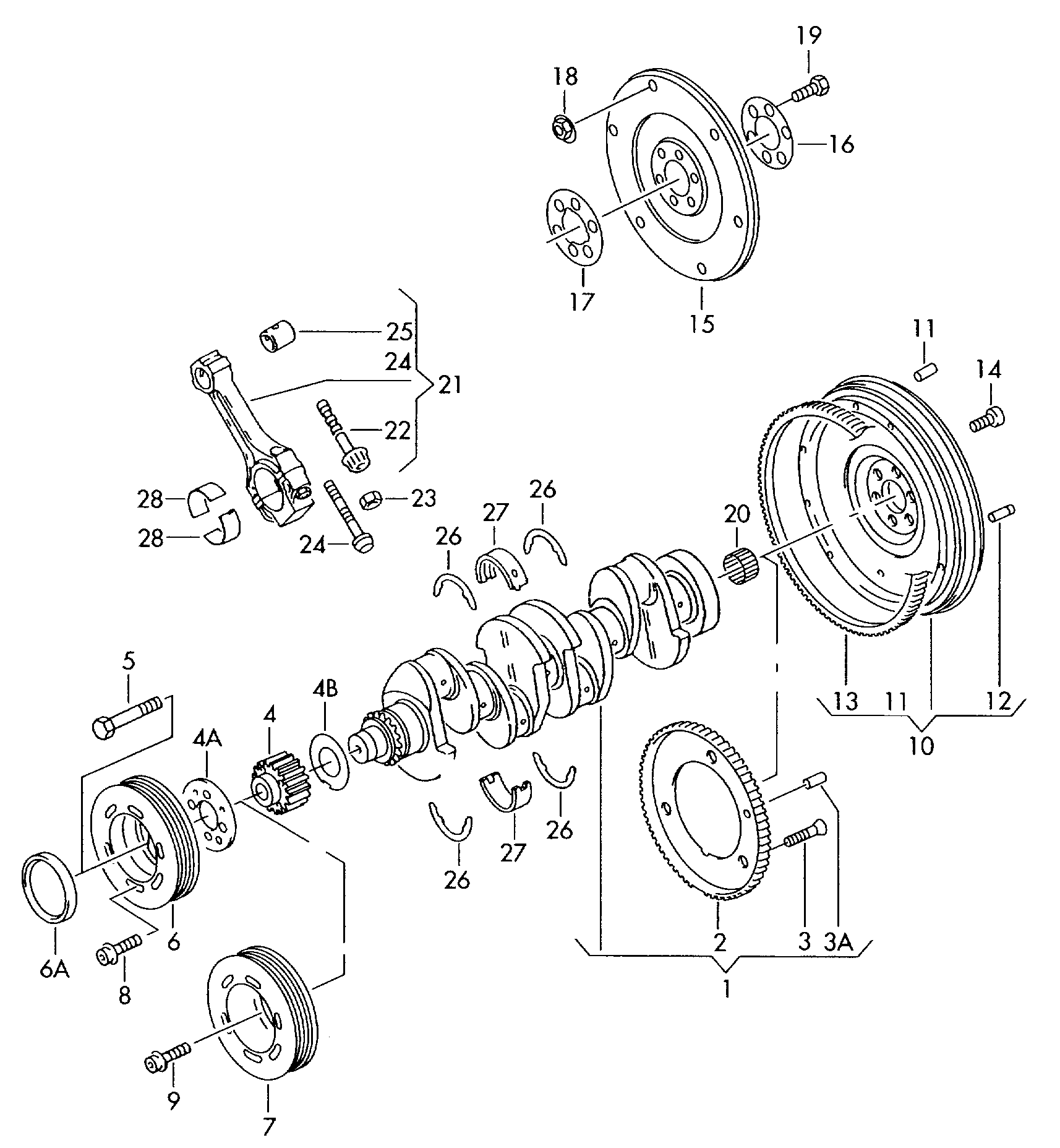 VAG 058105266 - Маховик parts5.com