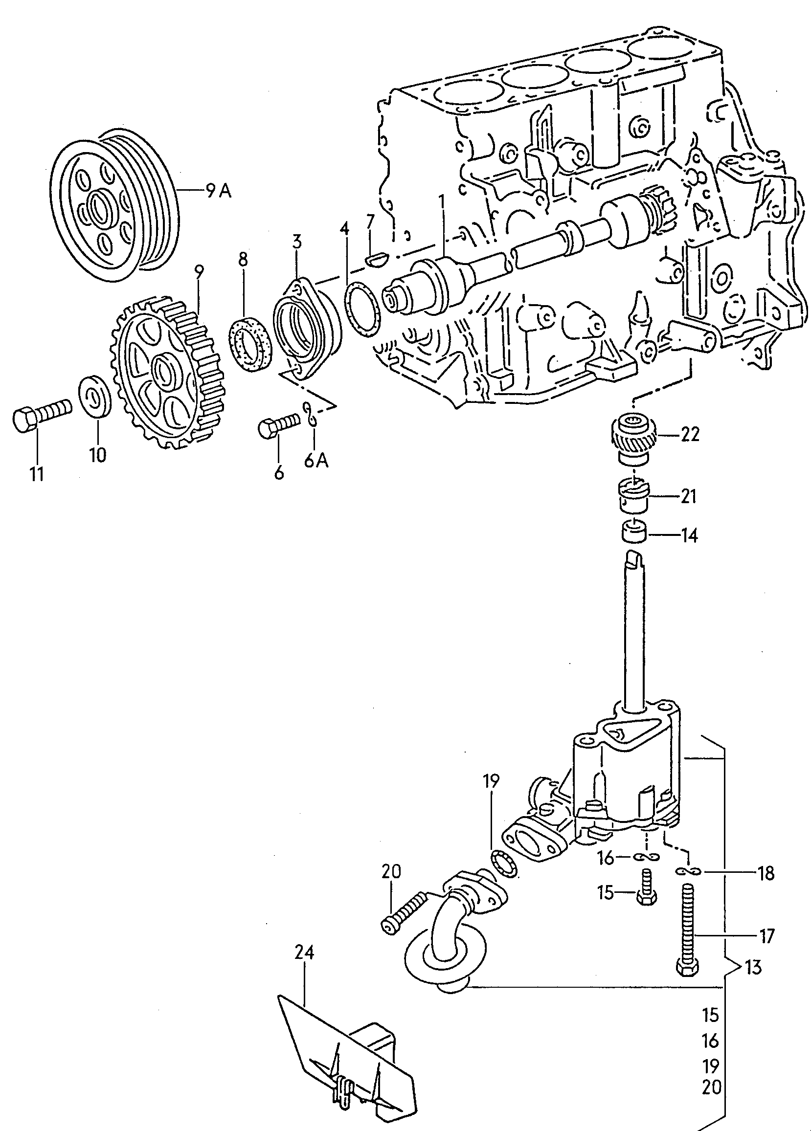 AUDI 028 115 105 M - Масляный насос parts5.com