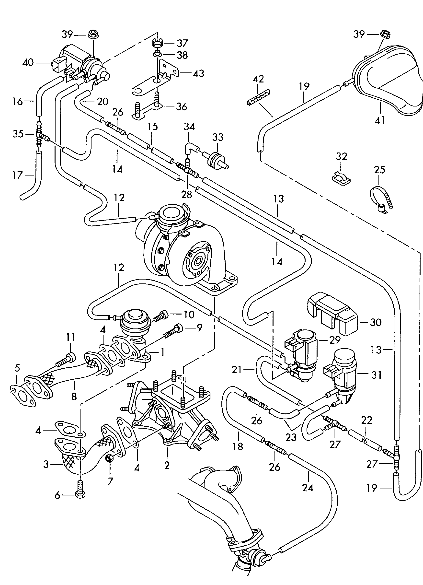 Seat 1J0 906 627 B - Преобразователь давления, впускной коллектор parts5.com