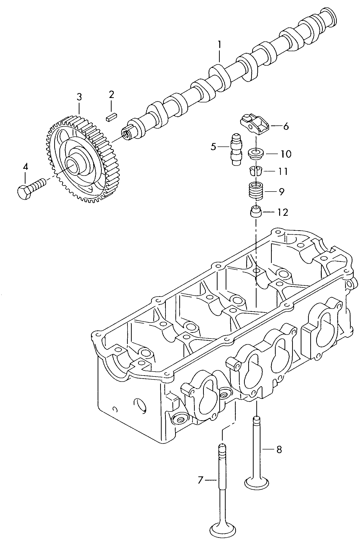 VAG 06B 109 101 Q - Распредвал parts5.com