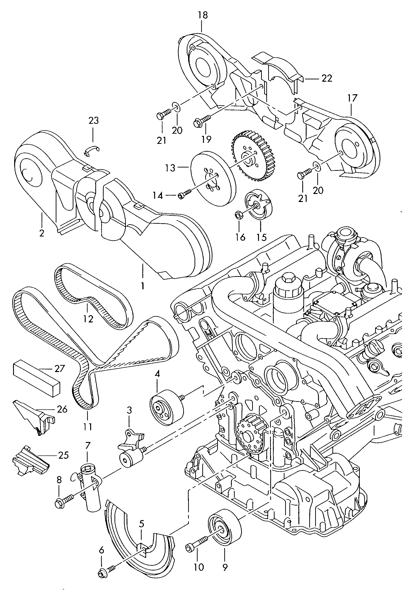 AUDI 059109119A - Зубчатый ремень ГРМ parts5.com