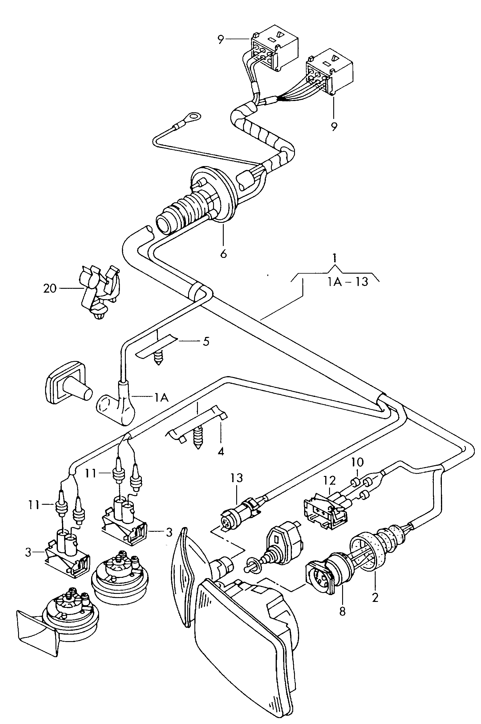 VW N   017 753 4 - Bulb, indicator / outline lamp parts5.com