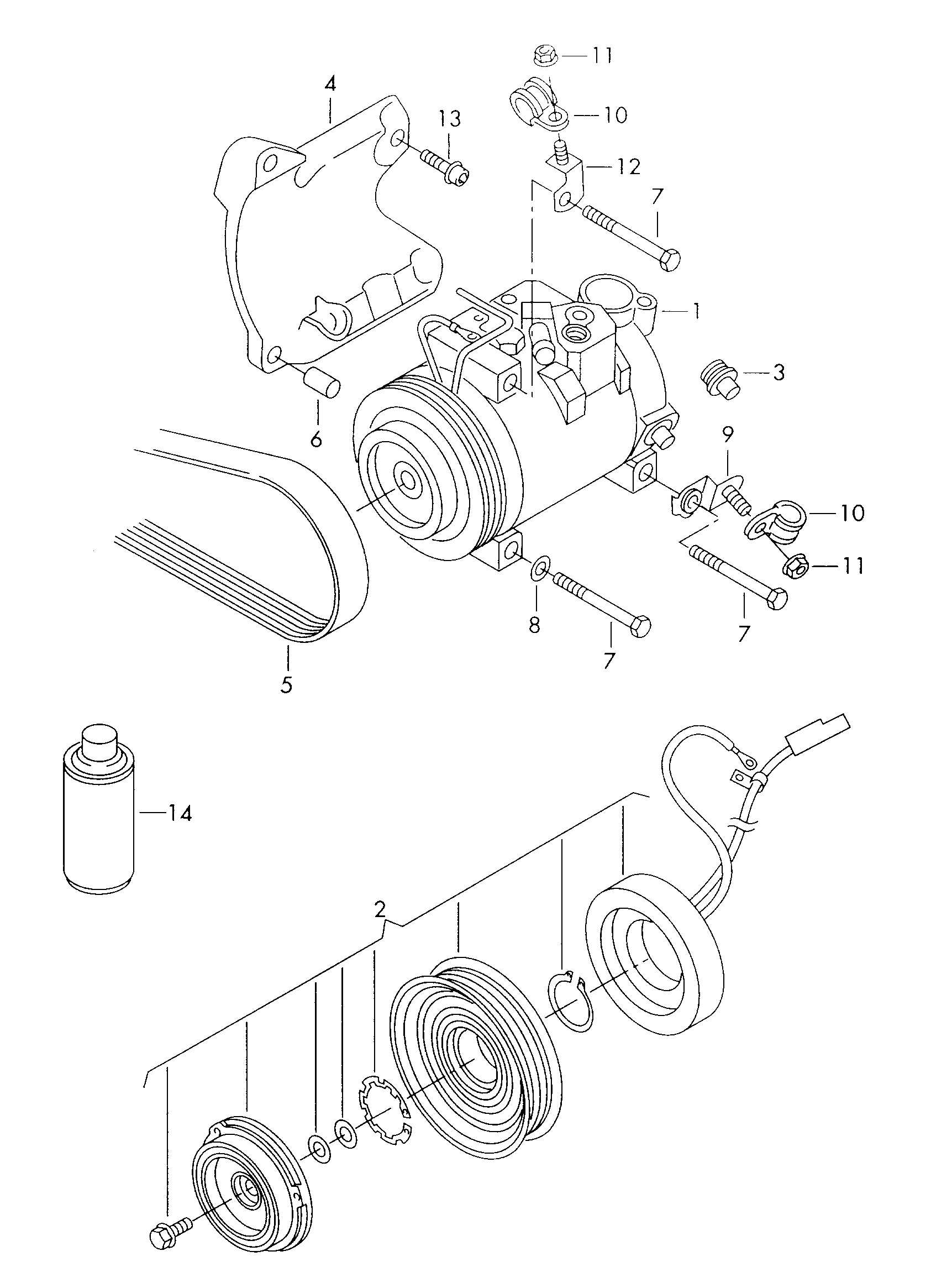 VW N  0221468 - Nut, exhaust manifold parts5.com