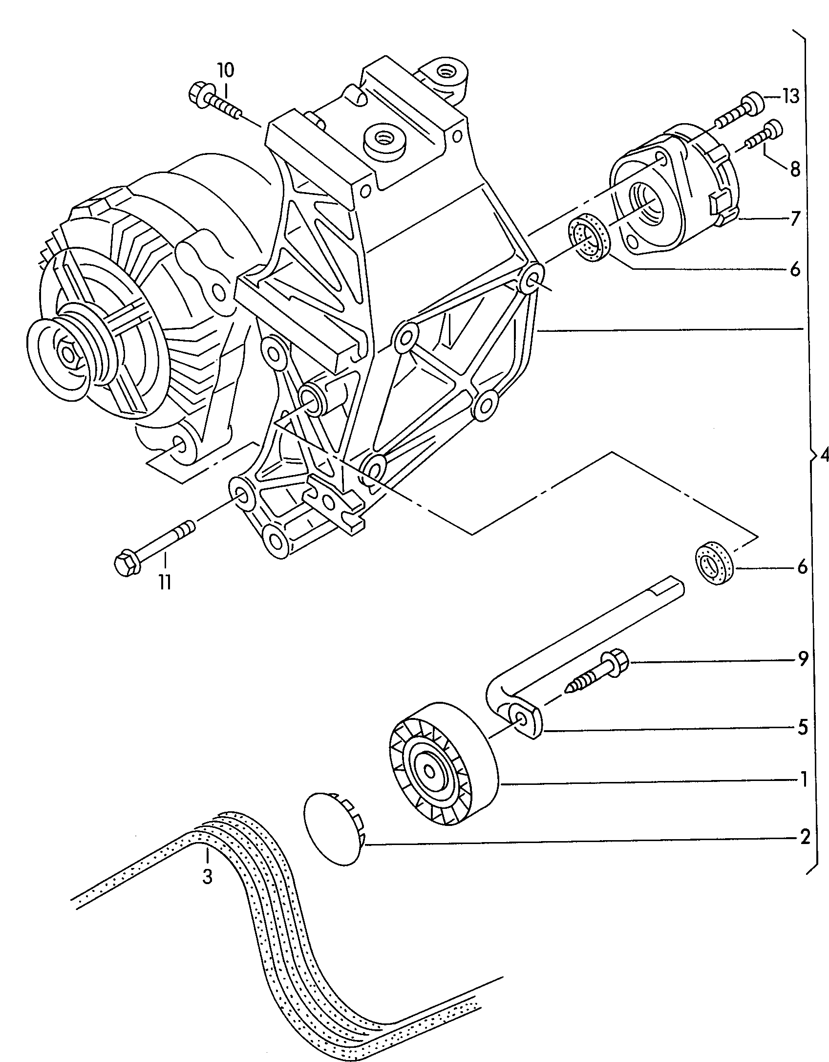 VW 028 903 137 AK - Поликлиновой ремень parts5.com