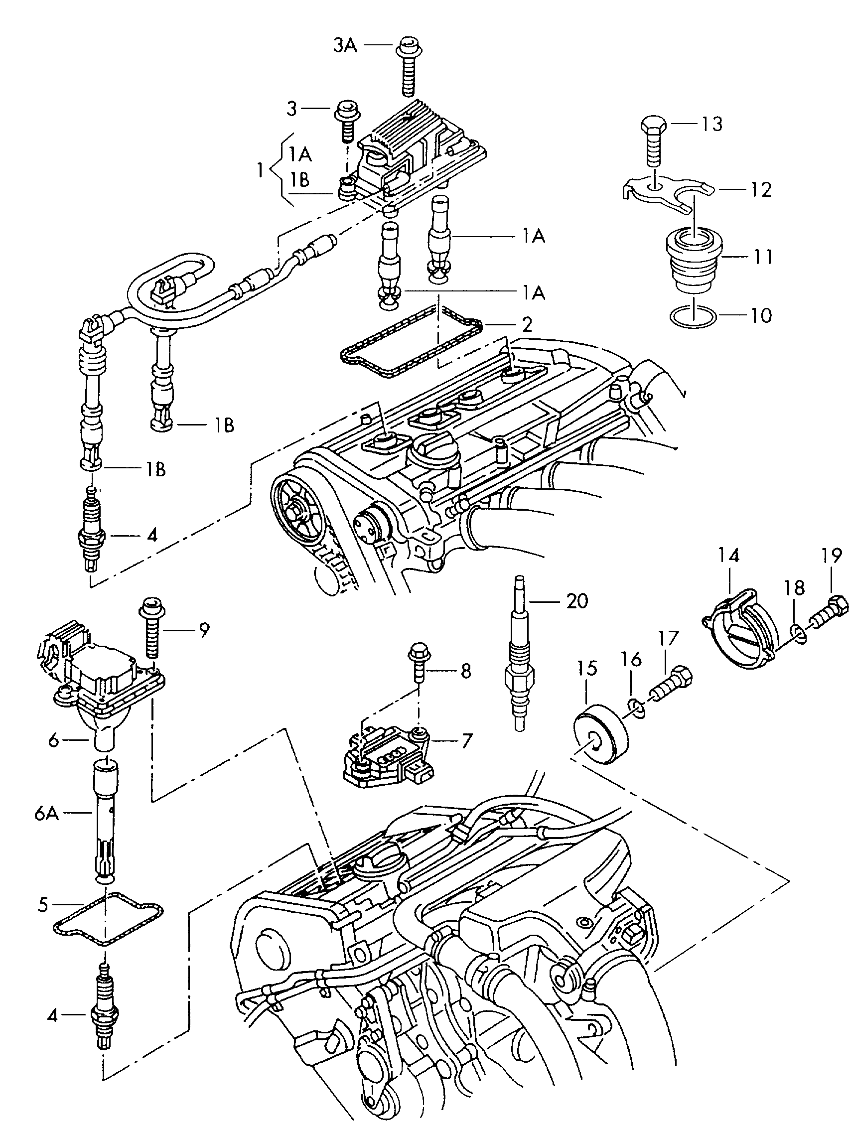 AUDI 101 000 051 AA - Свеча зажигания parts5.com