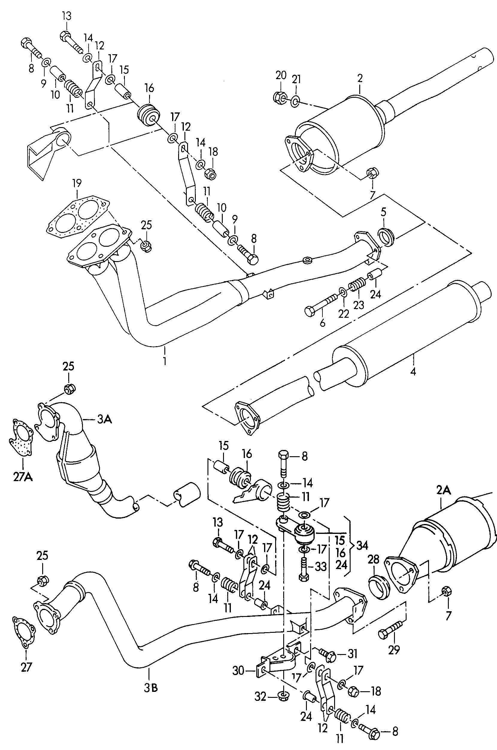 AUDI 433 253 115 A - Прокладка, труба выхлопного газа parts5.com