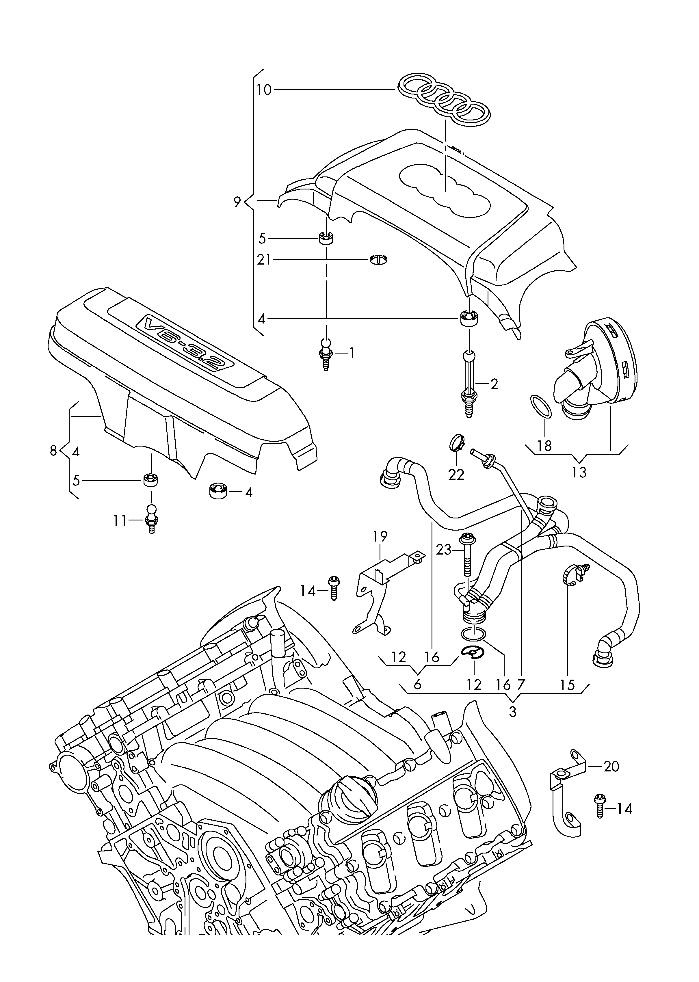 VW 07C103226 - Буфер, кожух двигателя parts5.com