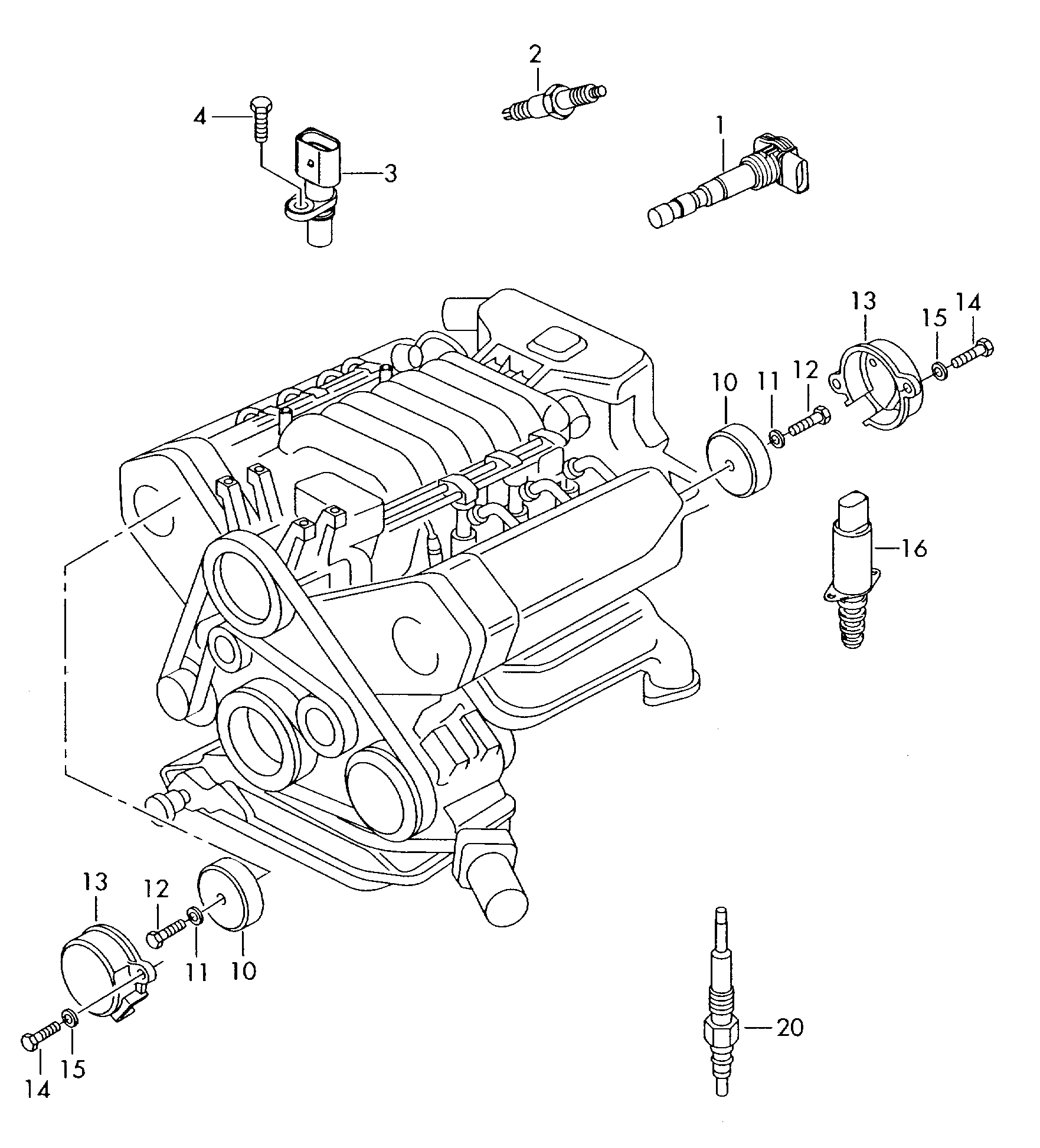 VAG 101 905 621 - Свеча зажигания parts5.com