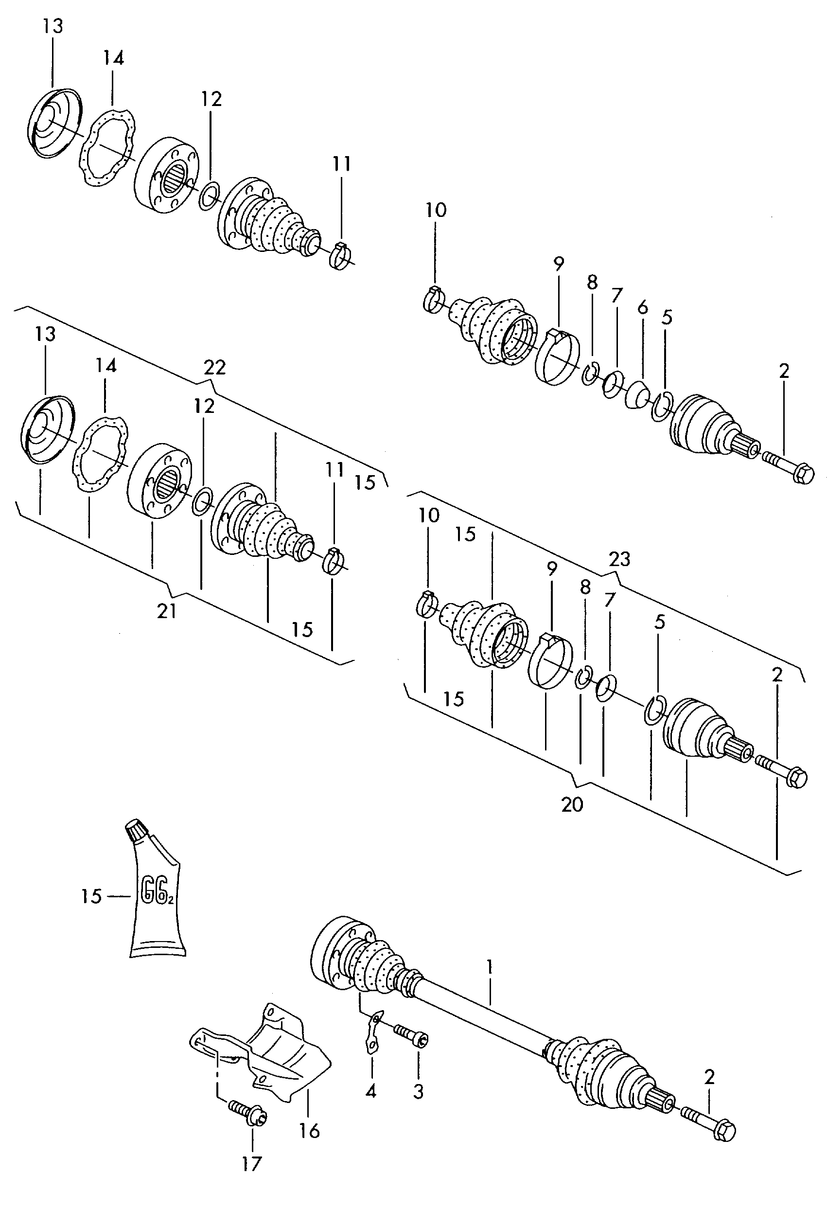 VAG 4F0 598 201 - Пыльник, приводной вал parts5.com