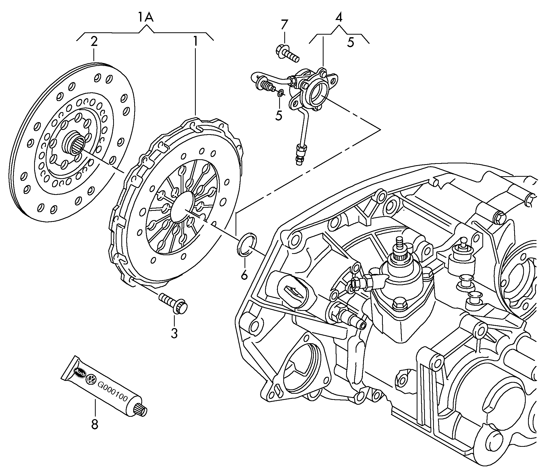 Seat 06A 141 031 Q - Комплект сцепления parts5.com