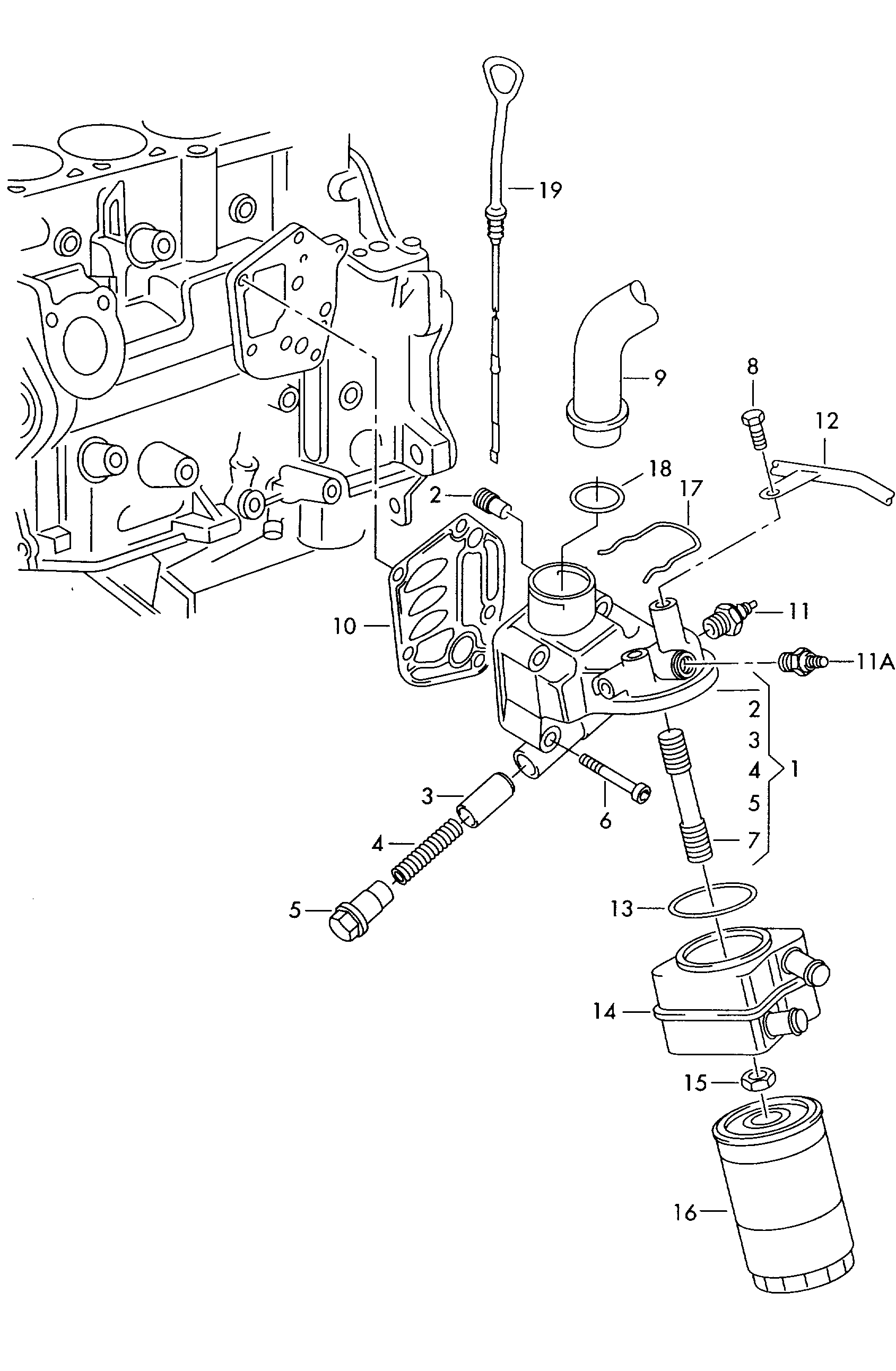 VAG 068 115 561 F - Oil Filter parts5.com