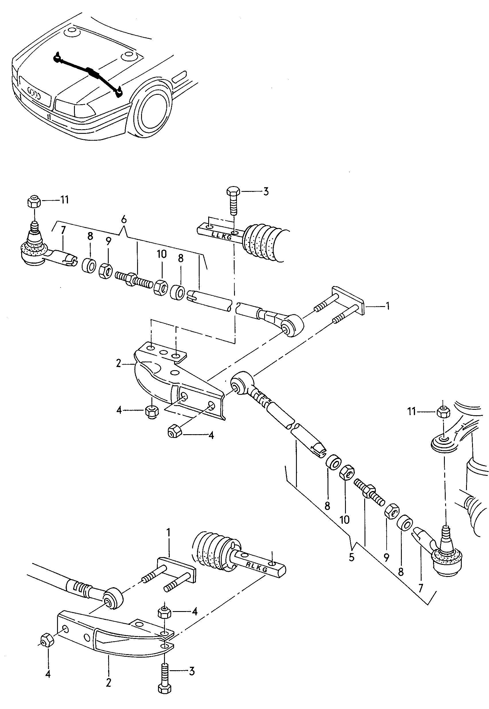 VAG N  0211955 - Комплект подшипника ступицы колеса parts5.com