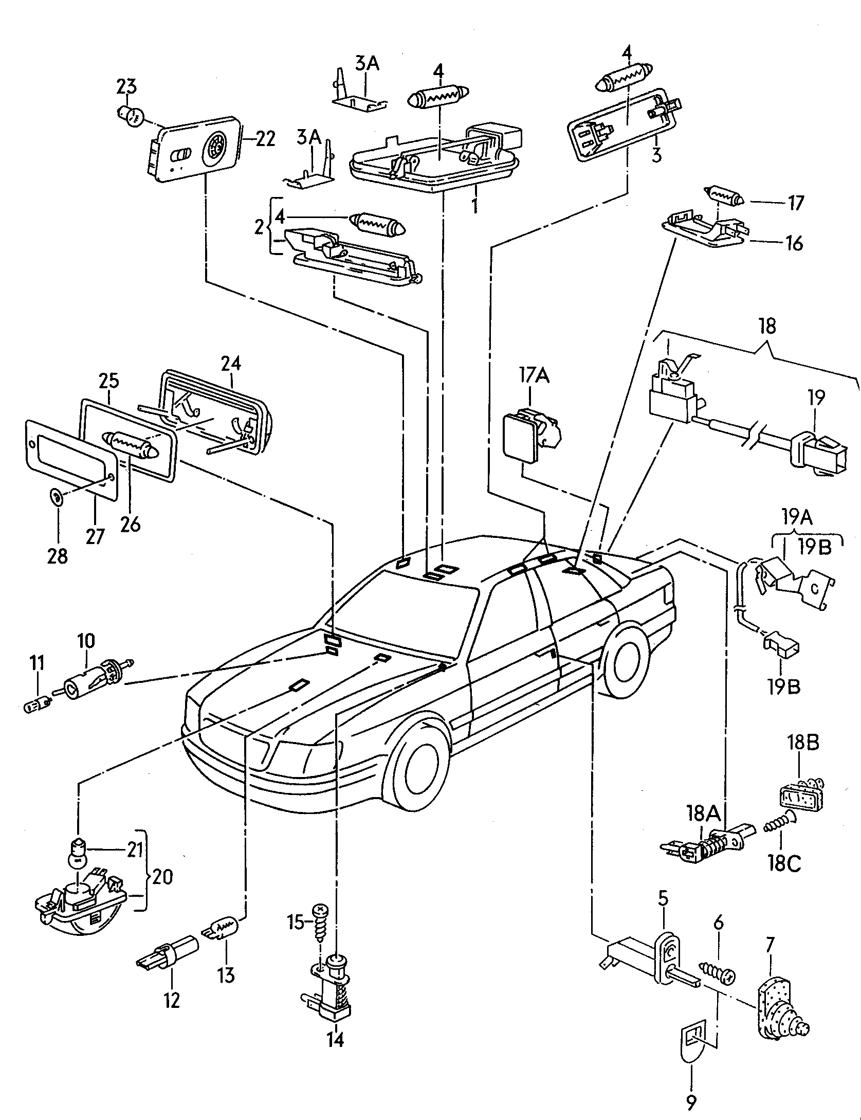 AUDI N   017 717 2 - Лампа накаливания, освещение щитка приборов parts5.com