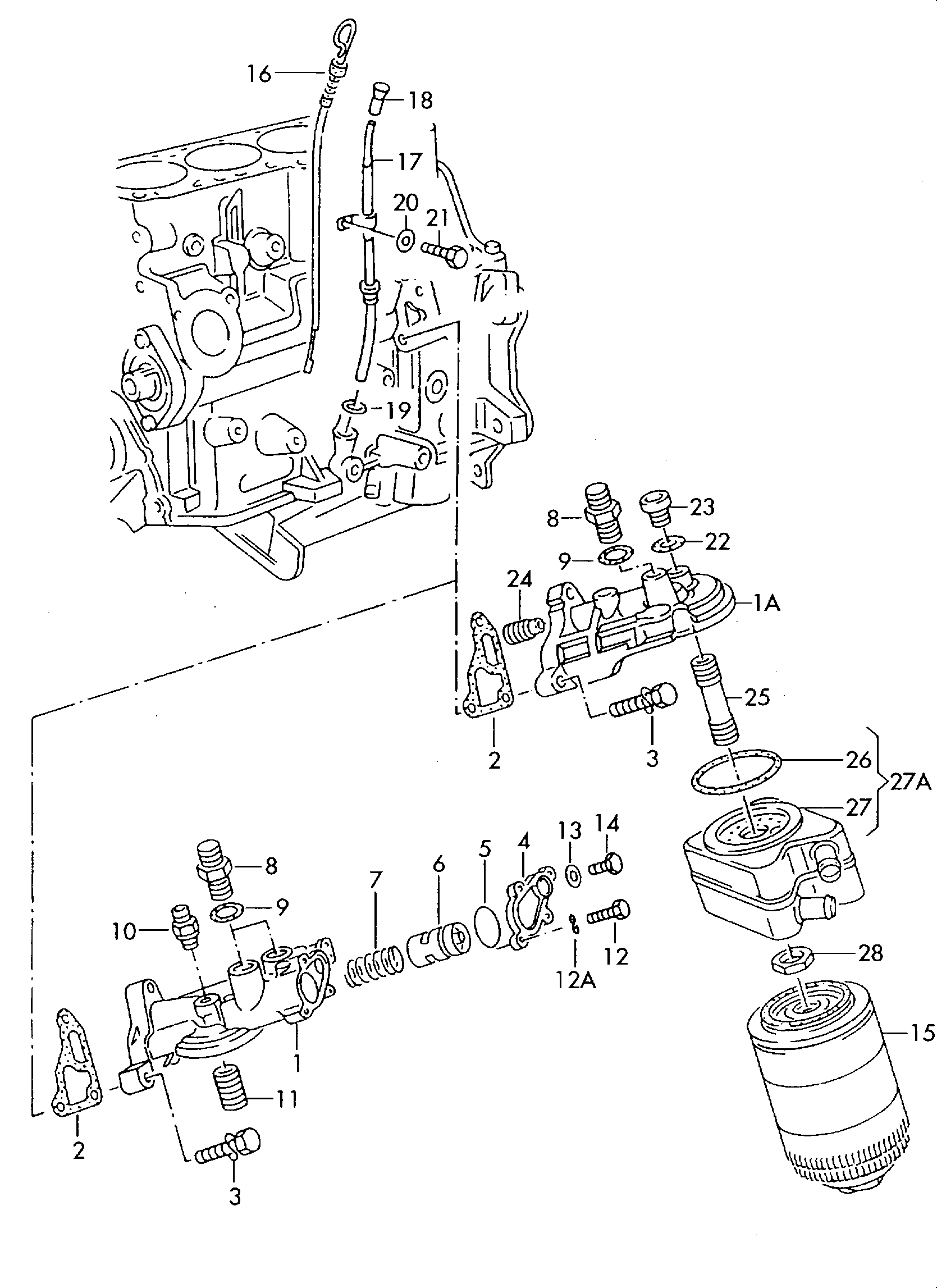 VAG 028 115 561 - Масляный фильтр parts5.com