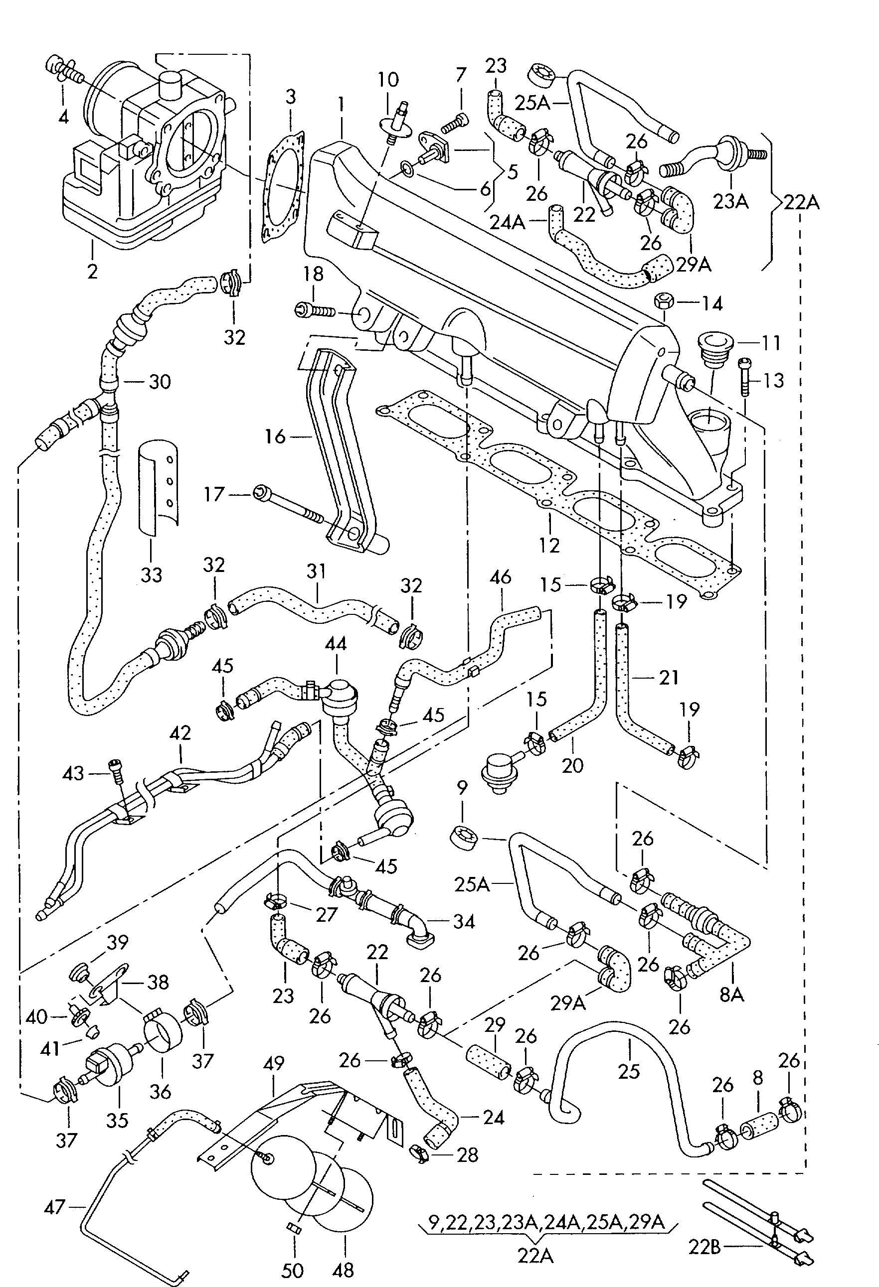 AUDI 06A 133 062 C - Корпус дроссельной заслонки parts5.com