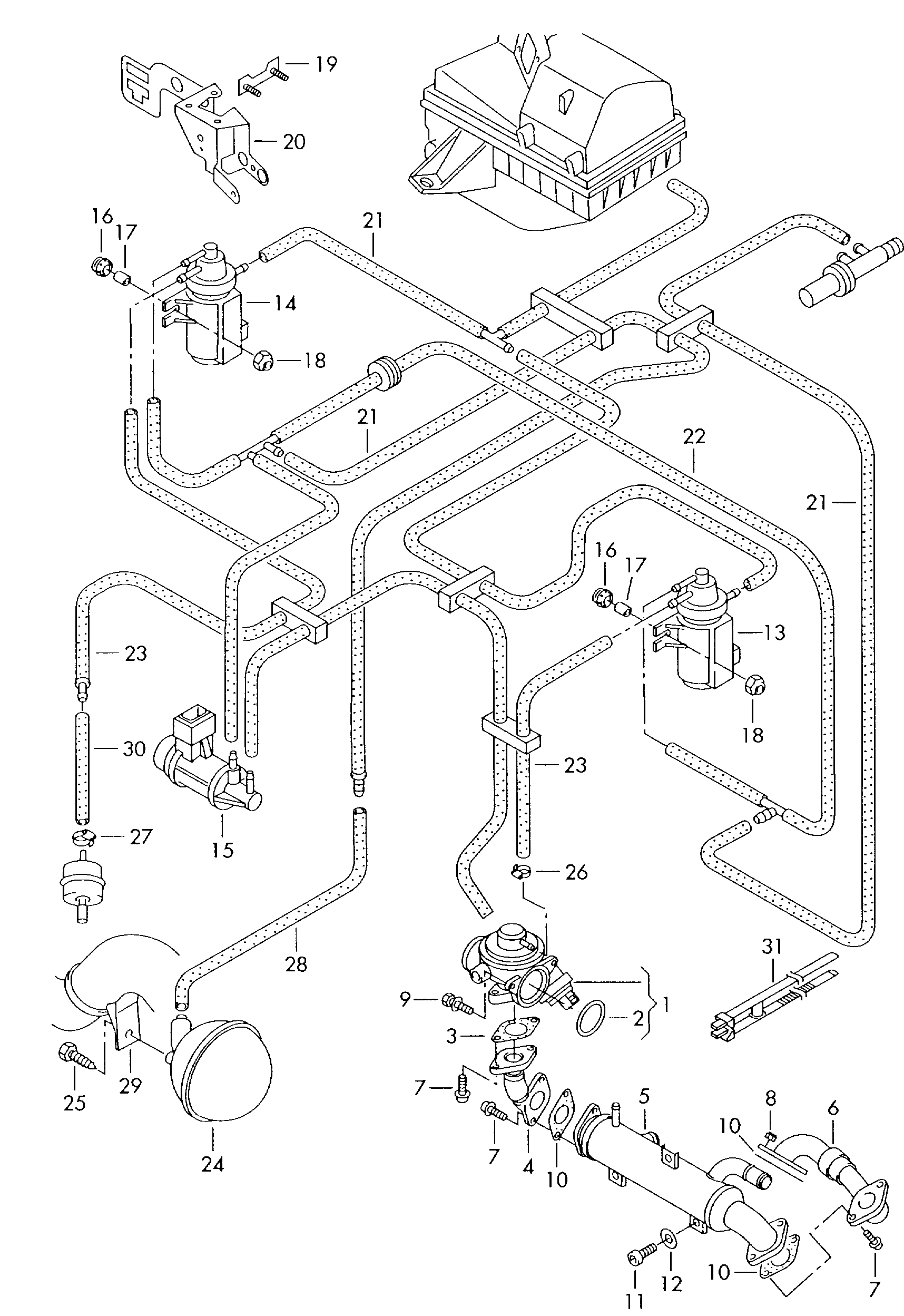 Seat 1J0 906 283 C - Клапан регулирования давления нагнетателя parts5.com