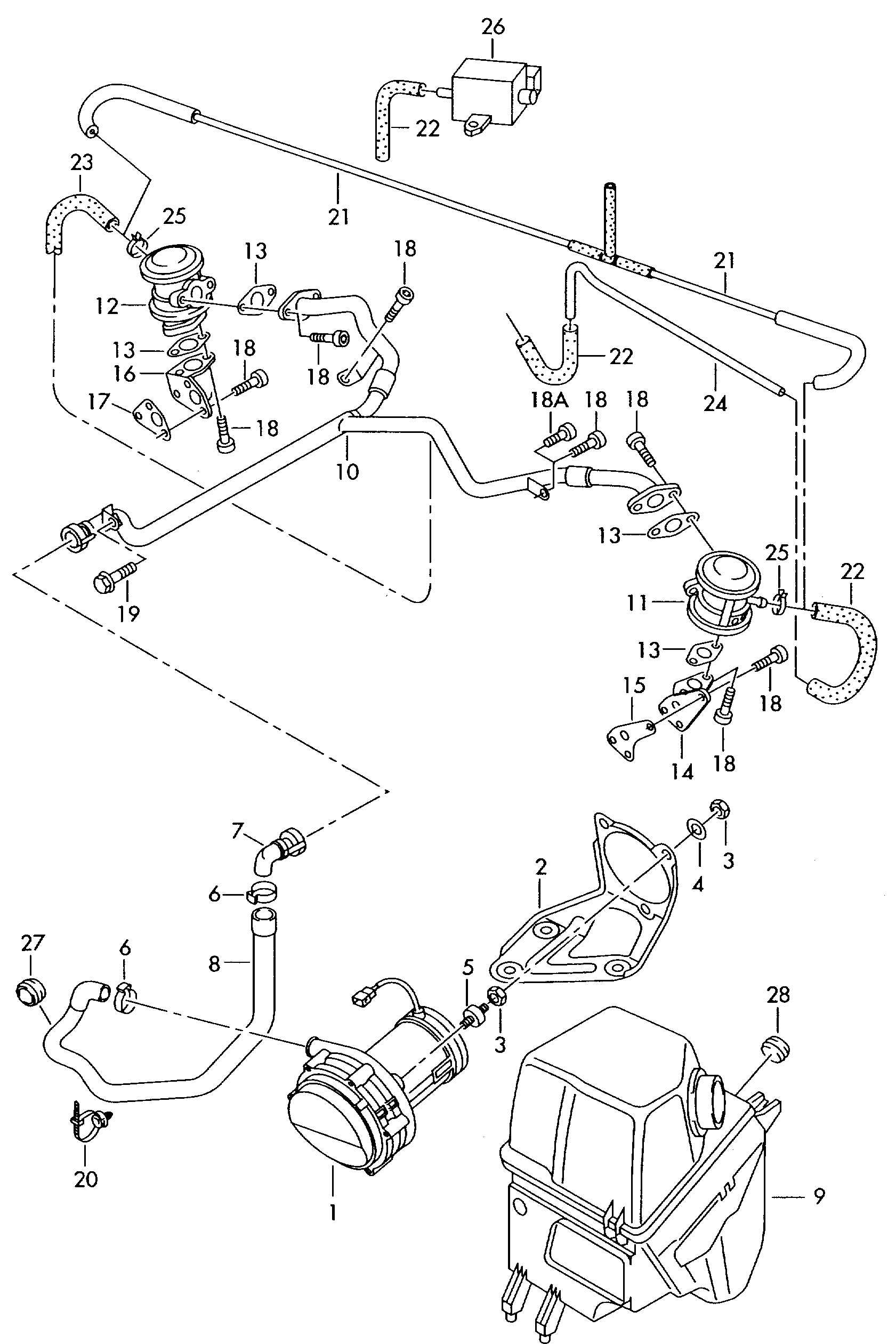 AUDI 078 131 120 D - Прокладка, вторичный воздушный клапан parts5.com