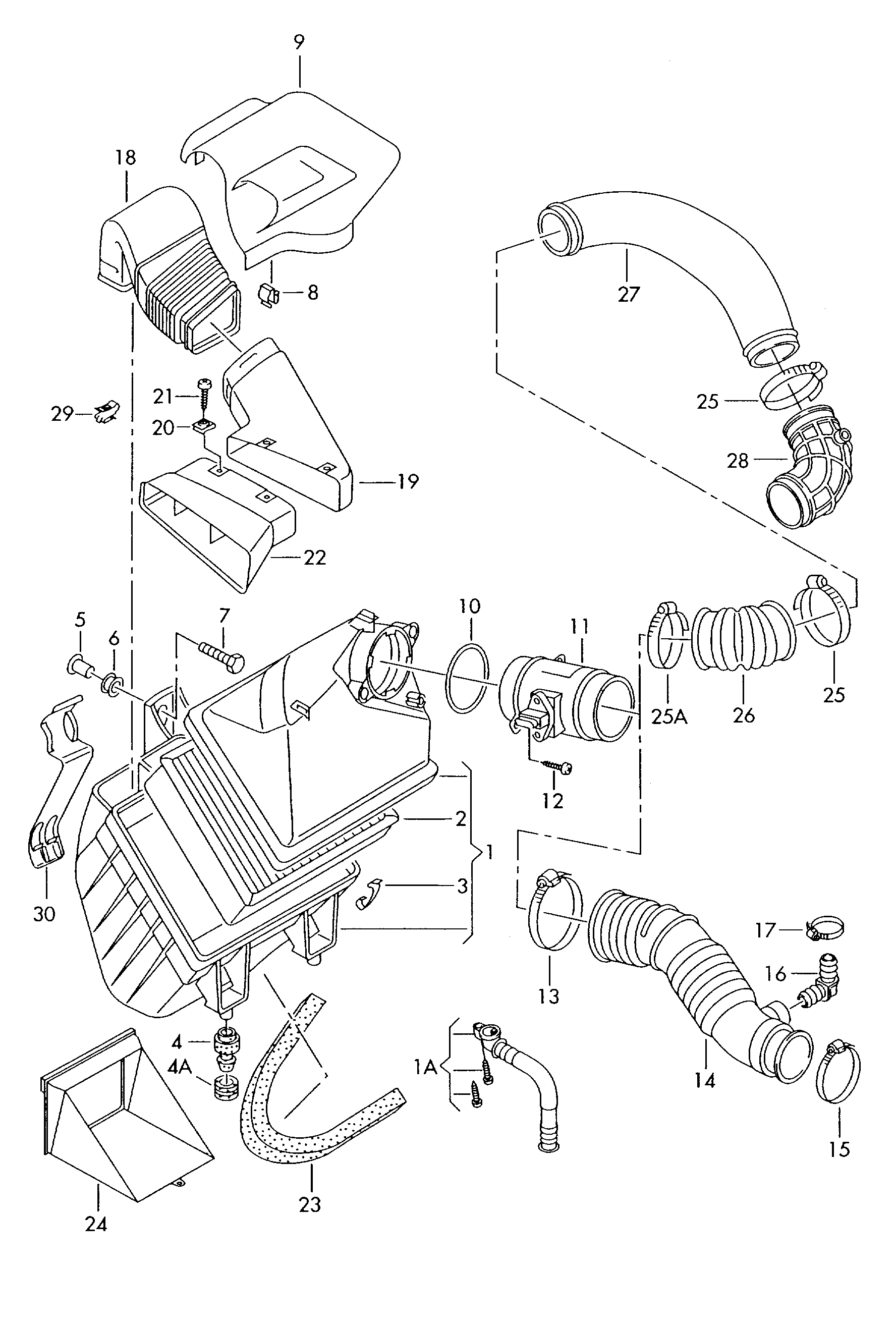 VW 059 133 843 A - Воздушный фильтр parts5.com