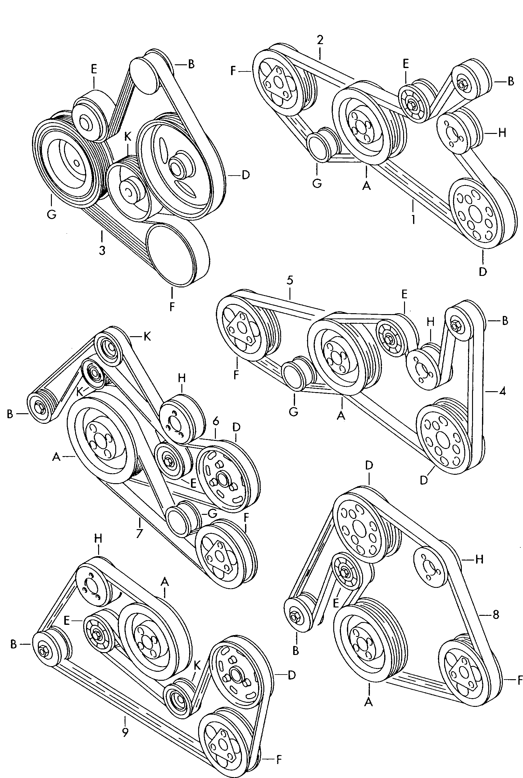 Skoda 059 260 849 D - V-Ribbed Belt parts5.com