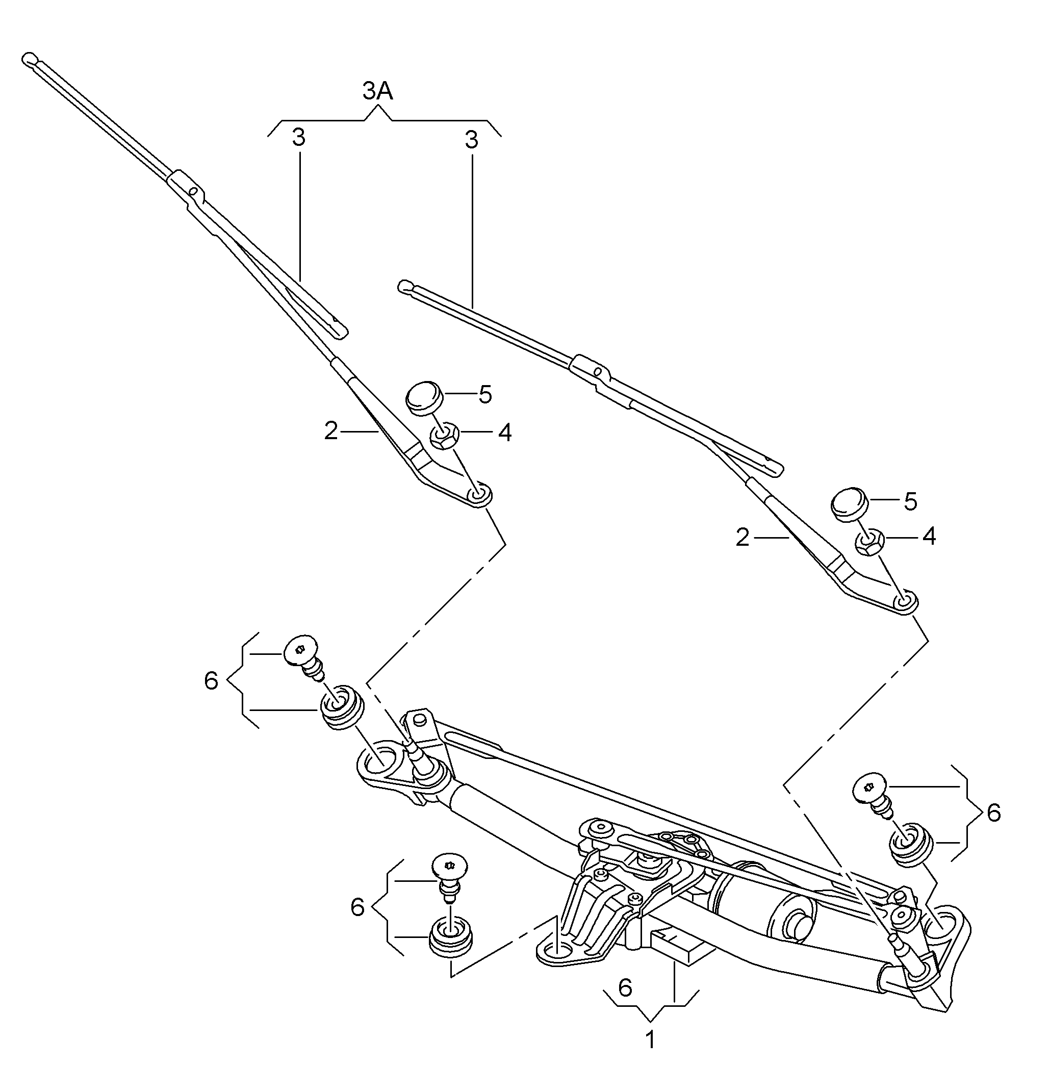 VAG 8V1998002A - Wiper Blade parts5.com