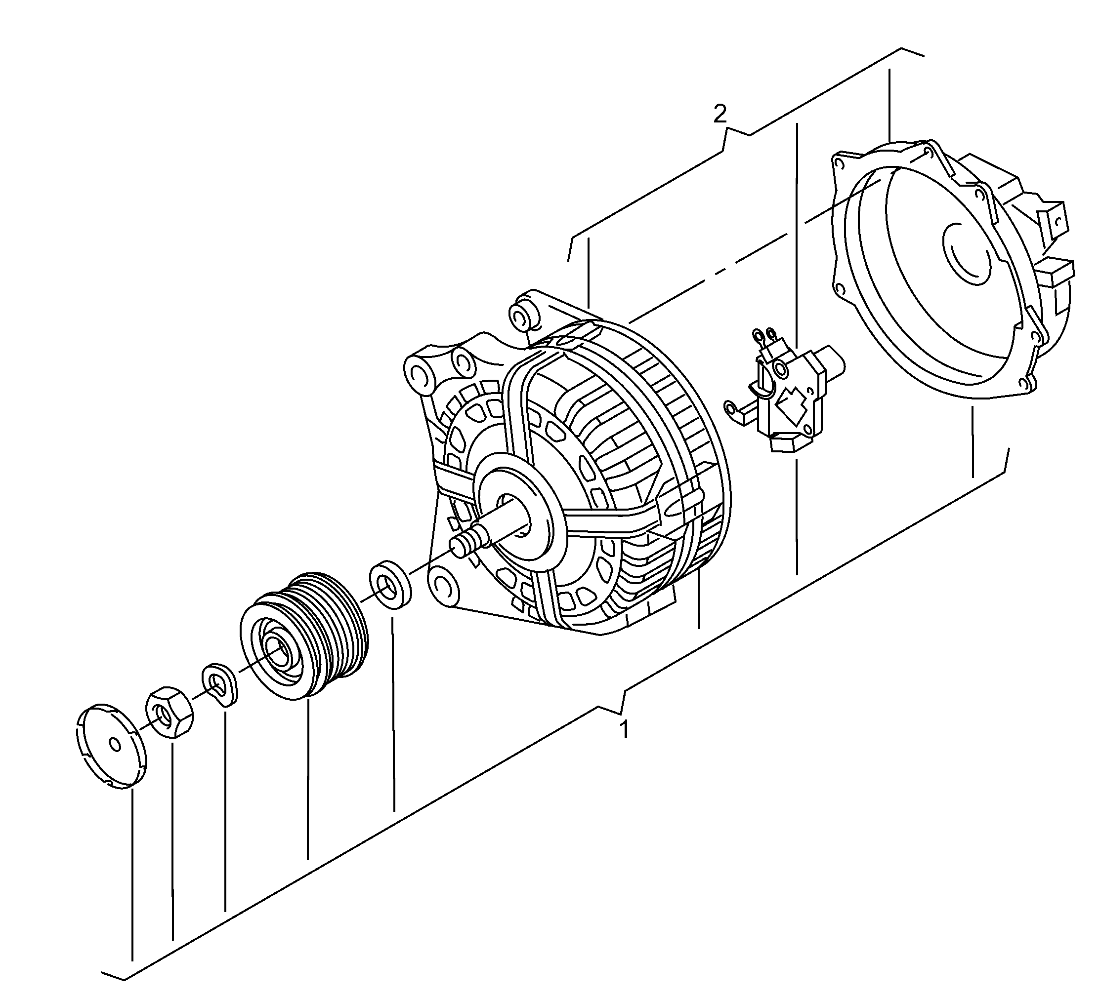 Seat 06J903023GX - Генератор parts5.com