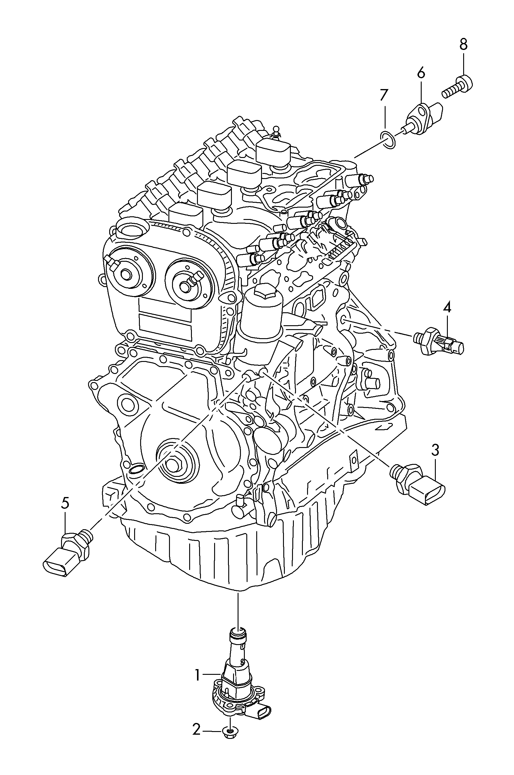 Seat 04E 919 081 A - Датчик, давление масла parts5.com