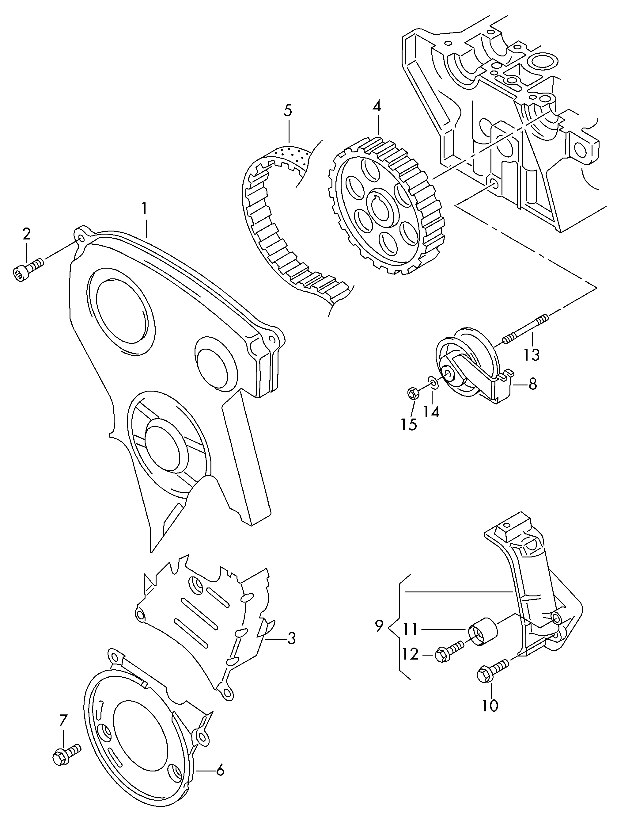 AUDI 06A 109 181 - Направляющий ролик, клиновой ремень parts5.com