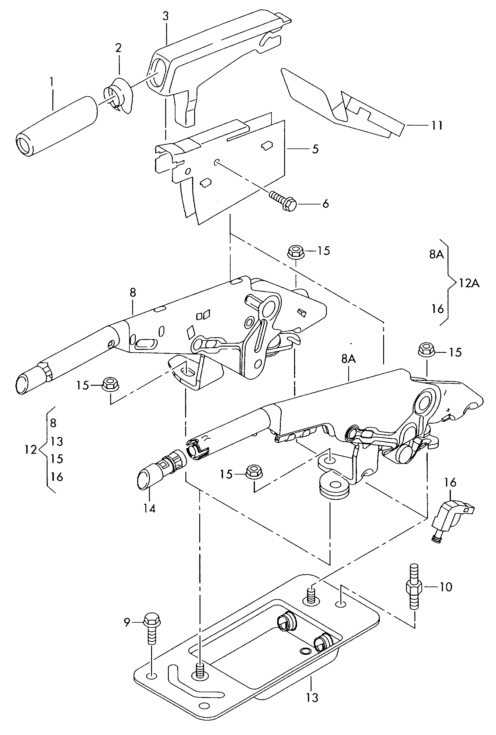 VAG N  0195195 - Болт, система выпуска parts5.com