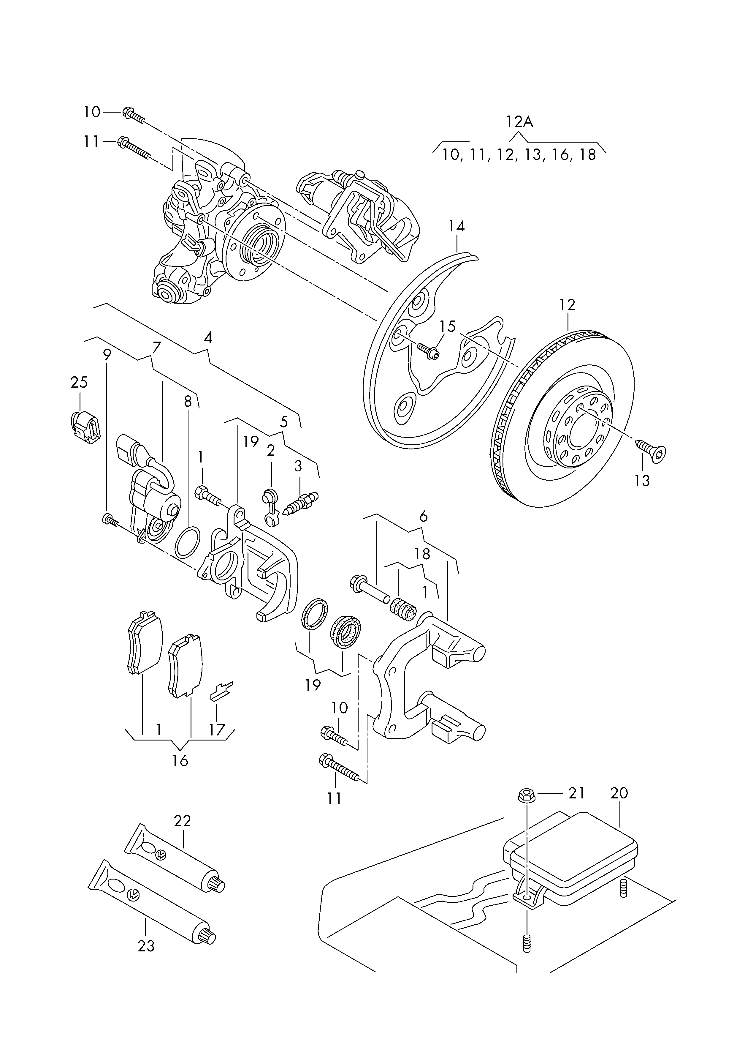 VAG 8K0 615 601 B - Тормозной диск parts5.com